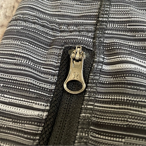 Lululemon Inspire Tight II Mesh Cyber Stripe Deep Coal RARE - Picture 7 of 15